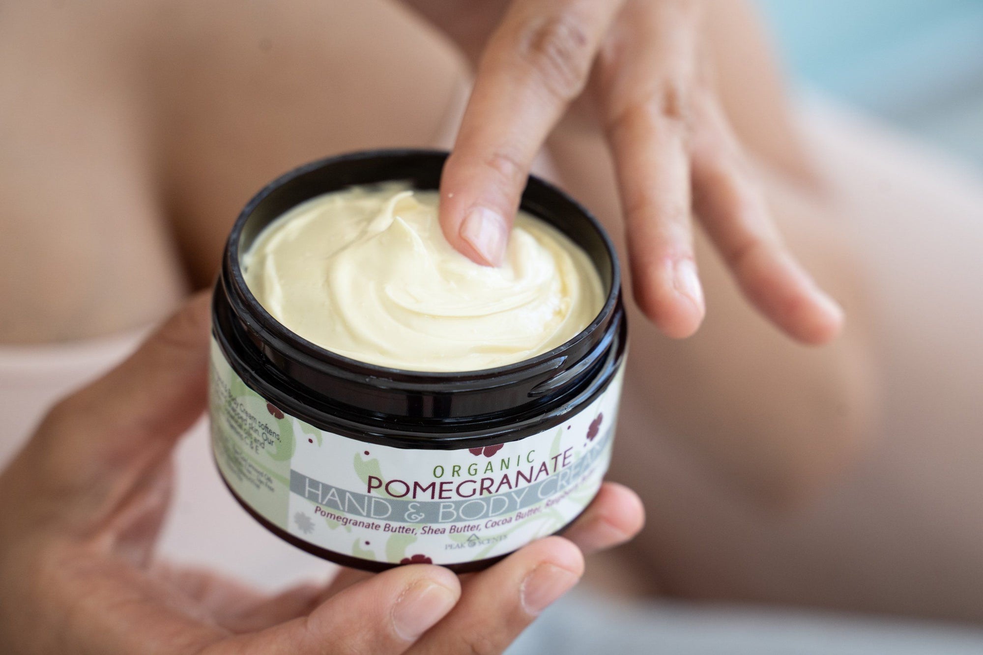 Shop - Organic Pomegranate Hand & Body Cream