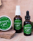 The Trio- Juniper & Vetiver Beard Oil, Balm And Spray