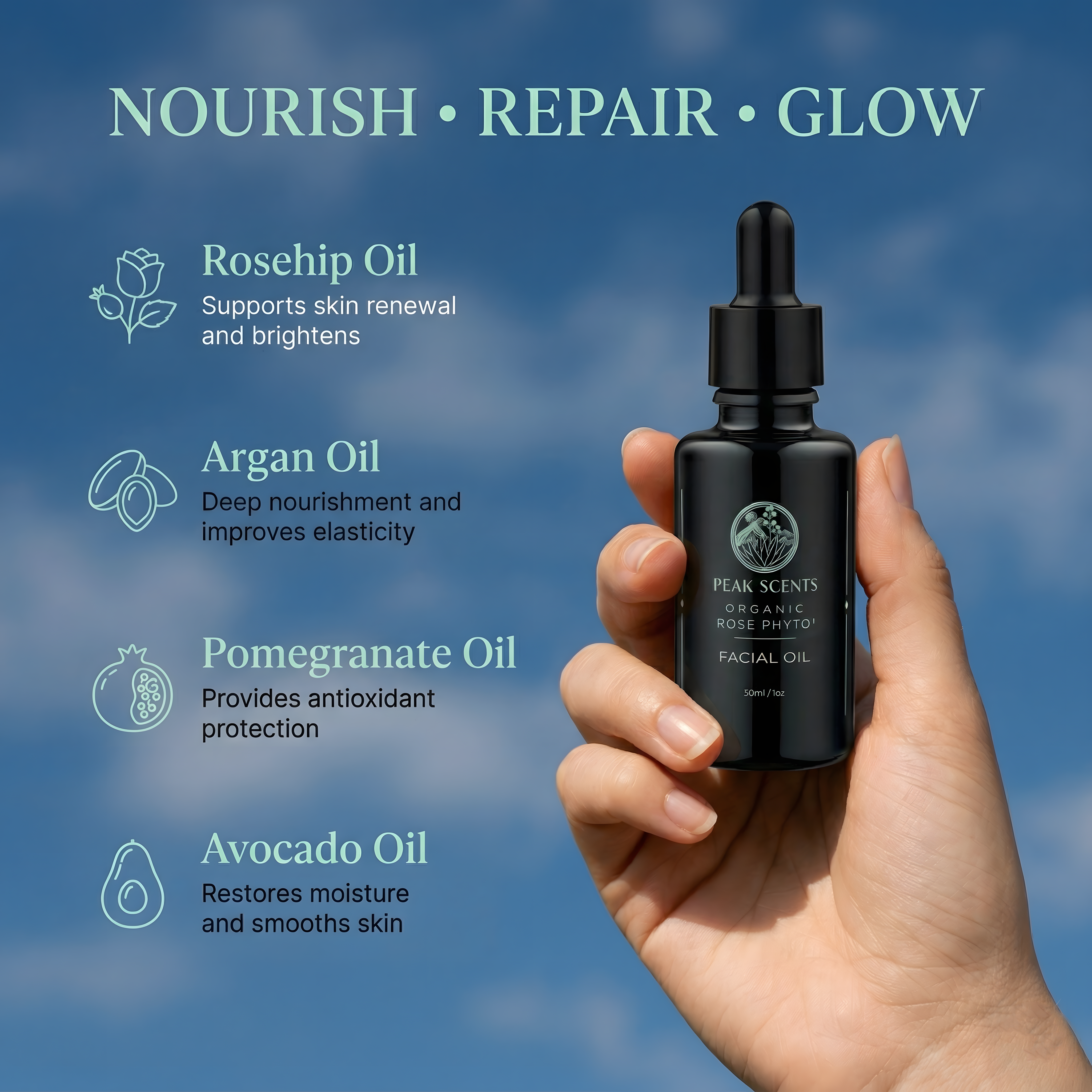 Organic Rose Phyto3 - Facial Oil