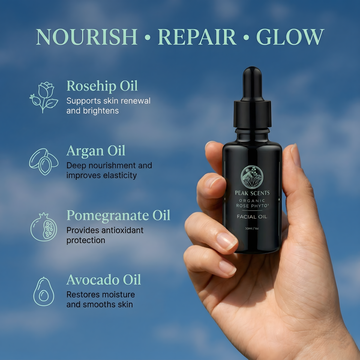 Organic Rose Phyto3 - Facial Oil
