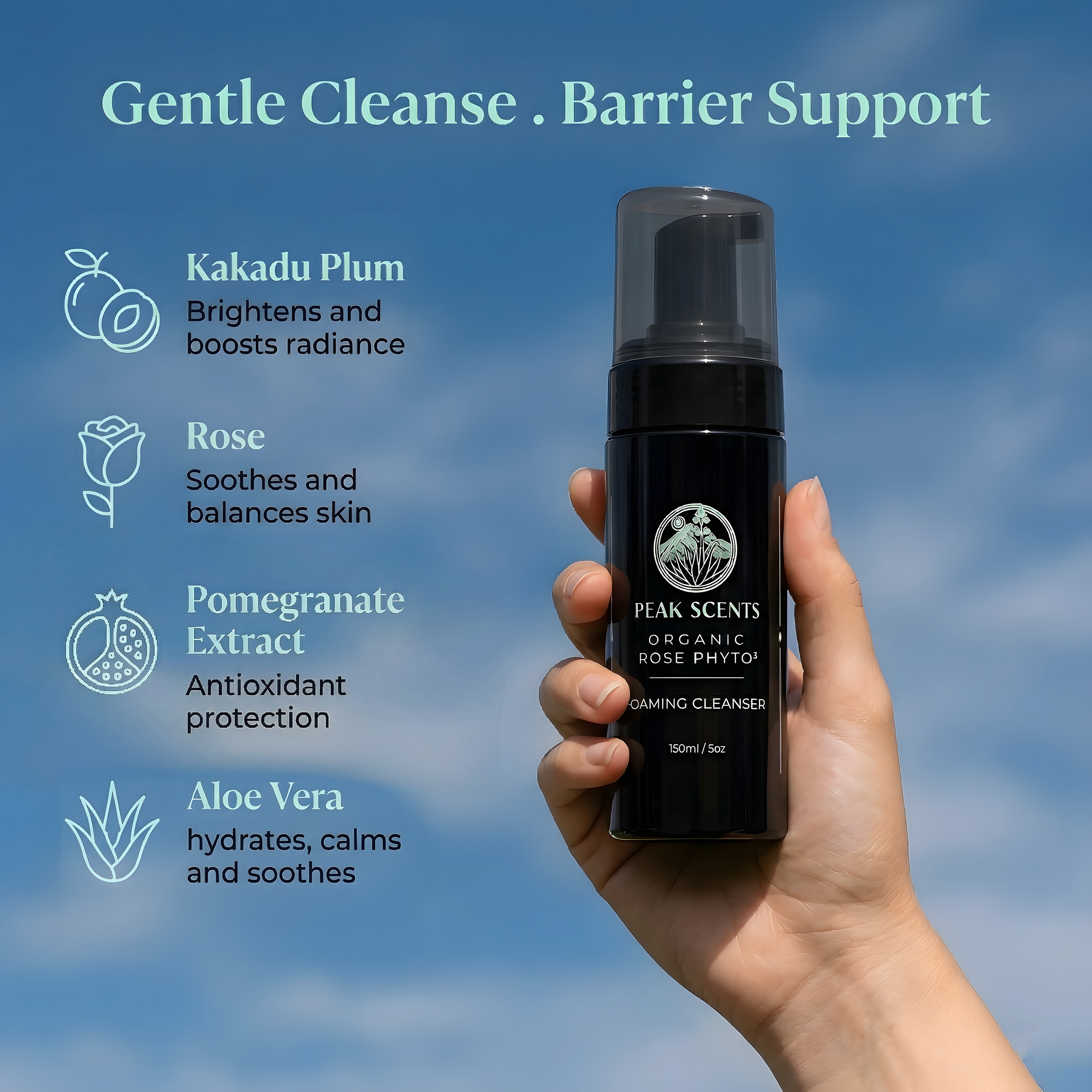 Organic Rose Phyto3 - Facial Cleanser
