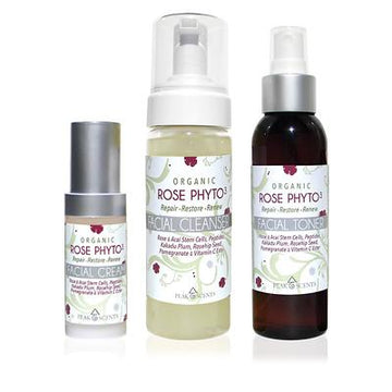 Shop,Brands,Face,Gifts & Sets - Organic Rose Phyto³ - Facial Cleanser, Toner & Cream
