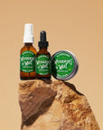 The Trio- Juniper & Vetiver Beard Oil, Balm And Spray